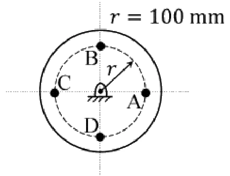 Figure for GATE 2020 ME (Set 1) question 31 (Theory of Machines)