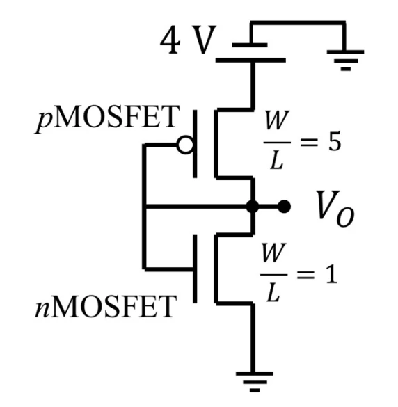 Figure for GATE 2022 EC question 18 (Electronic Devices)