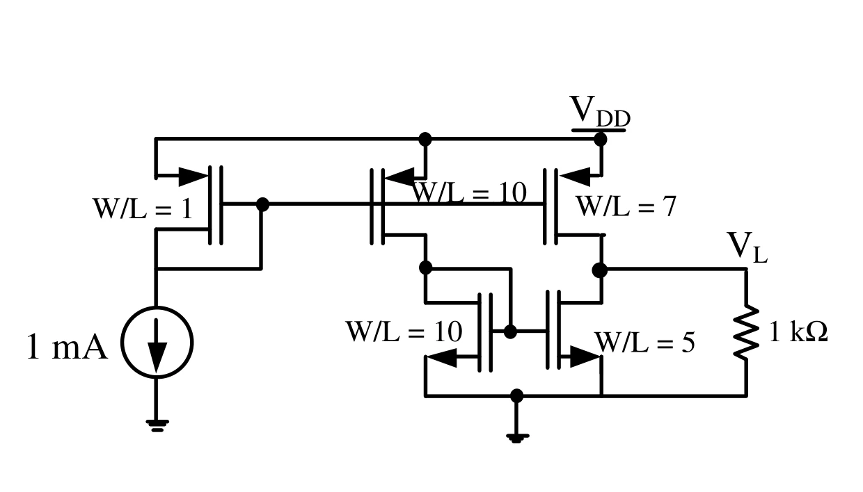 Figure for GATE 2023 EC question 64 (Analog Circuits)