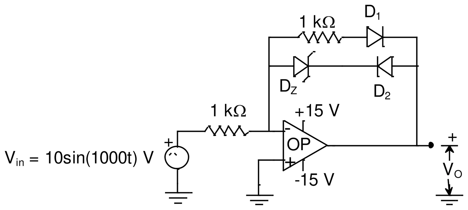 Figure for GATE 2023 EE question 37 (Analog and Digital Electronics)