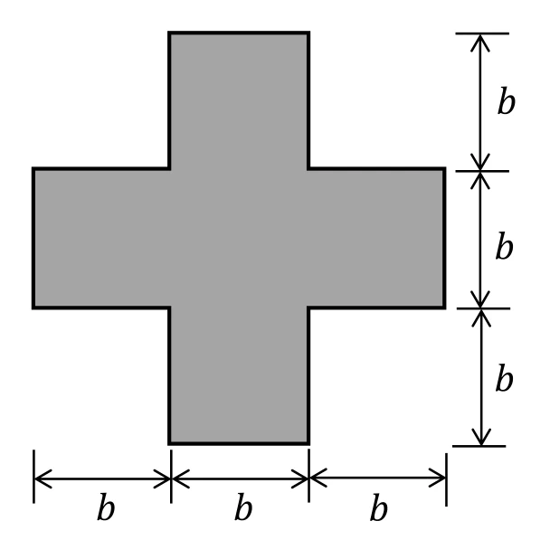 Cruciform steel section for Q38