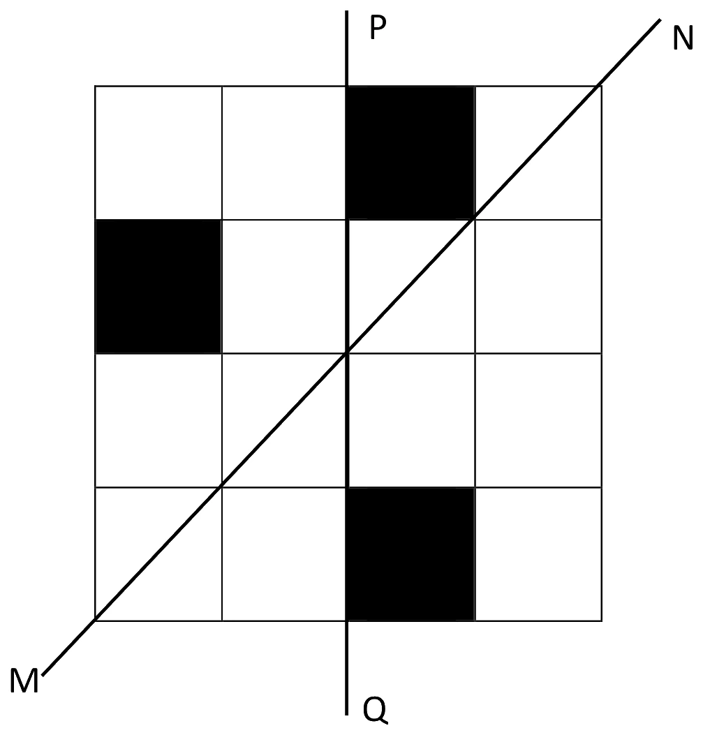 Figure for GATE 2023 AE question 5 (Spatial Aptitude)