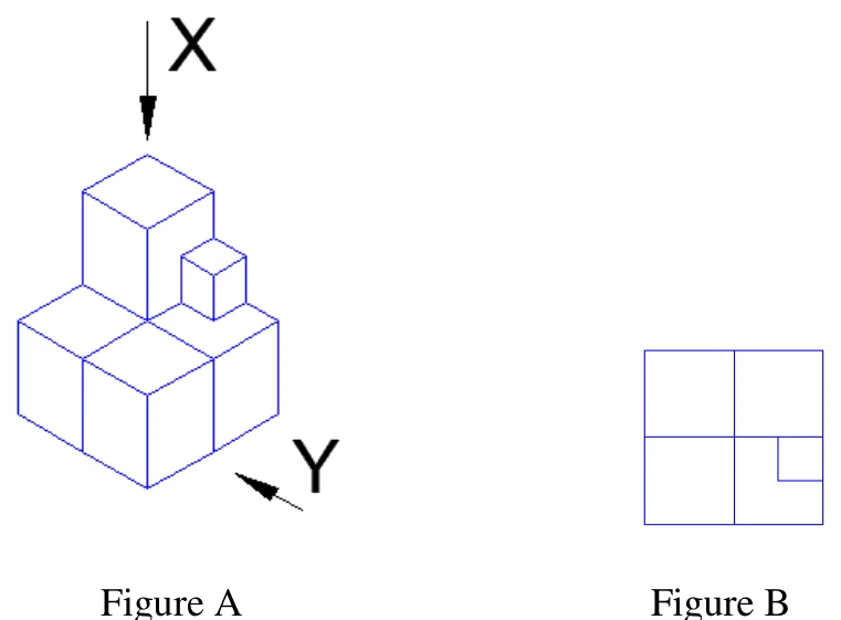 Cube arrangement and reference view