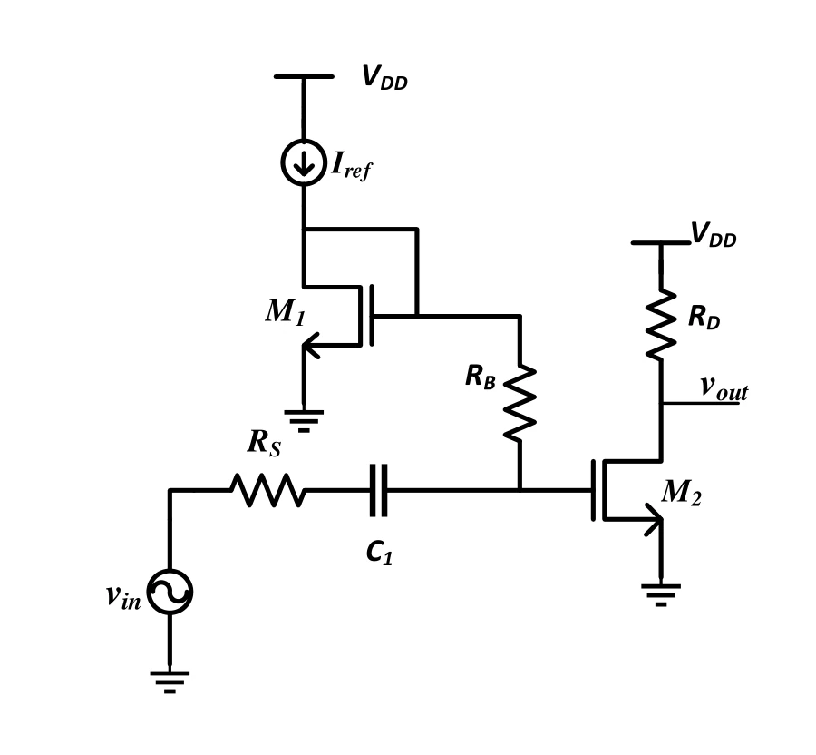 Figure for GATE 2024 EC question 51 (Analog Circuits)
