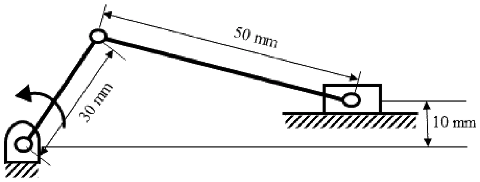 Figure for GATE 2025 ME question 60 (Theory of Machines)