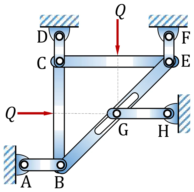 Figure for GATE 2022 ME (Set 2) question 47 (Applied Mechanics)