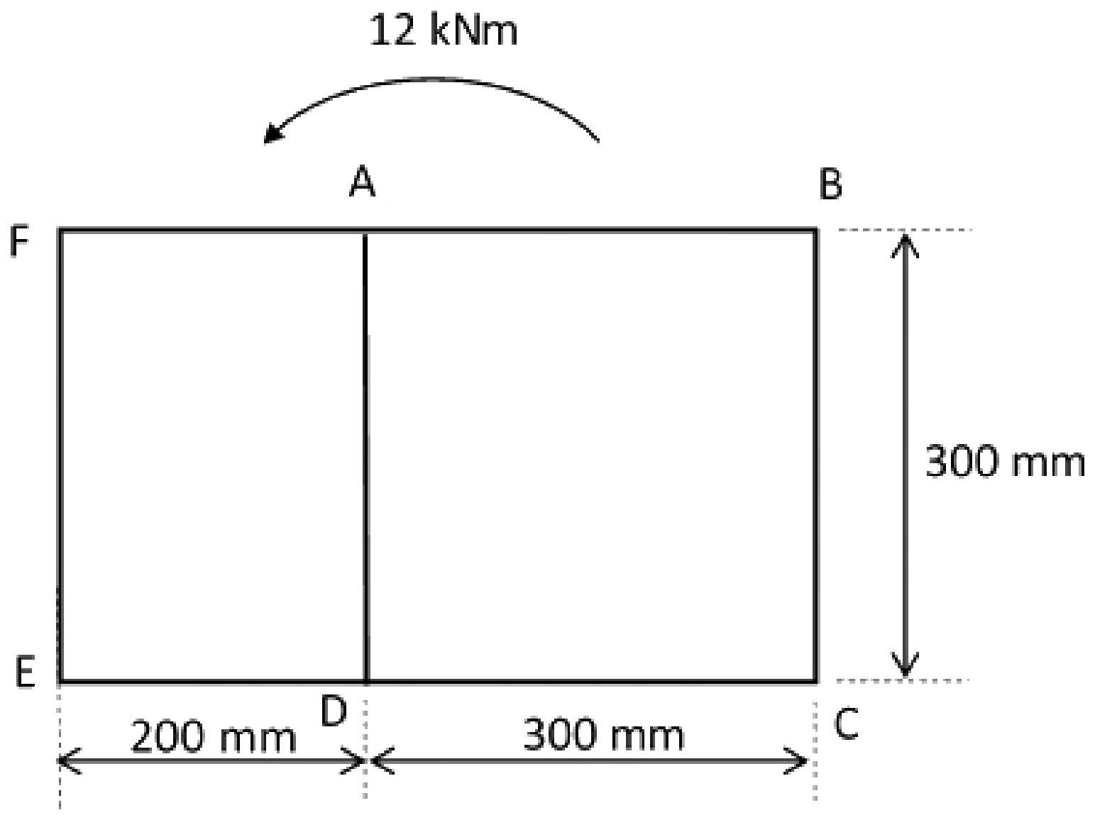 Figure for GATE 2021 AE question 60 (Structures)