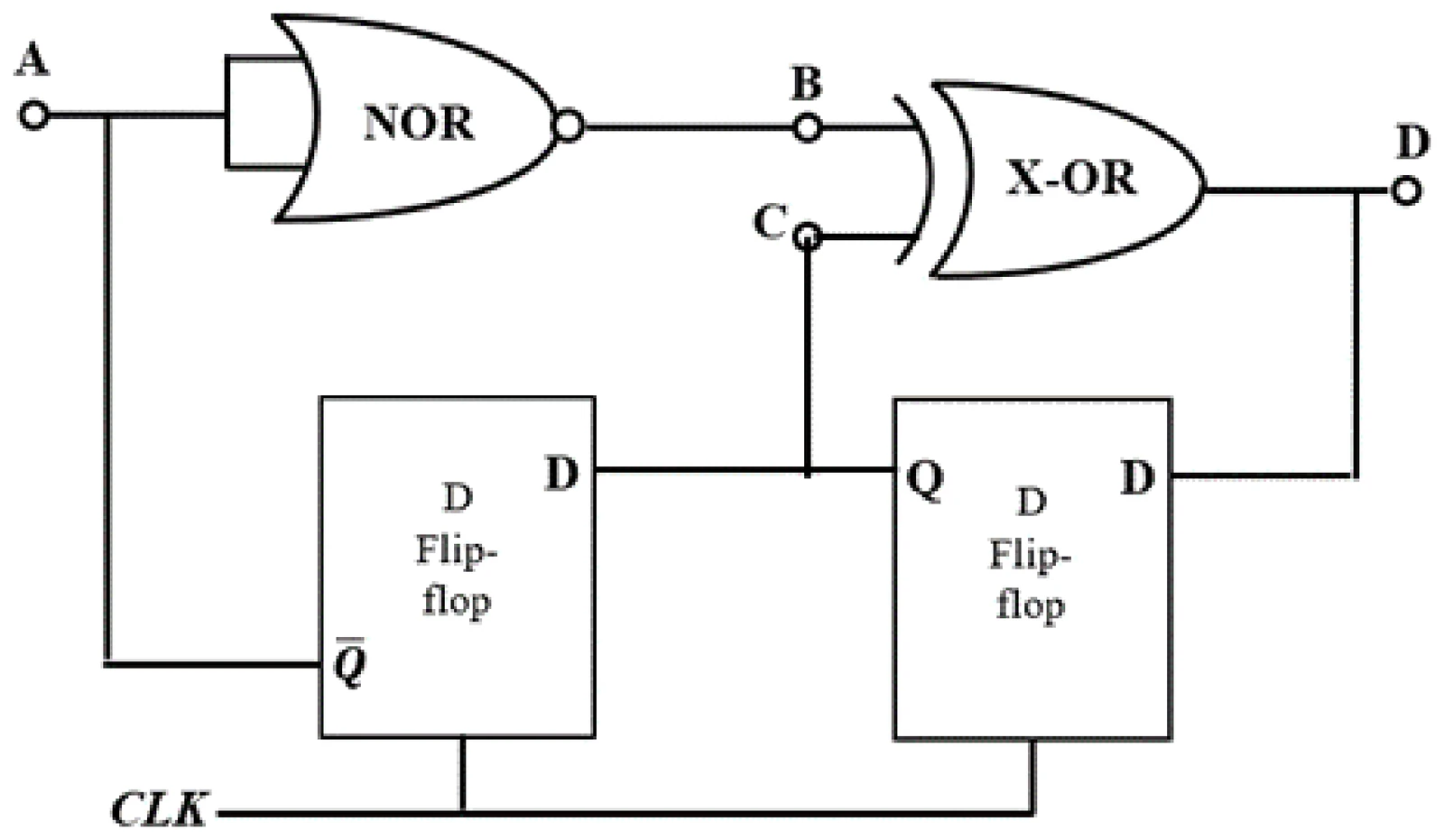 Figure for GATE 2023 EE question 56 (Analog and Digital Electronics)