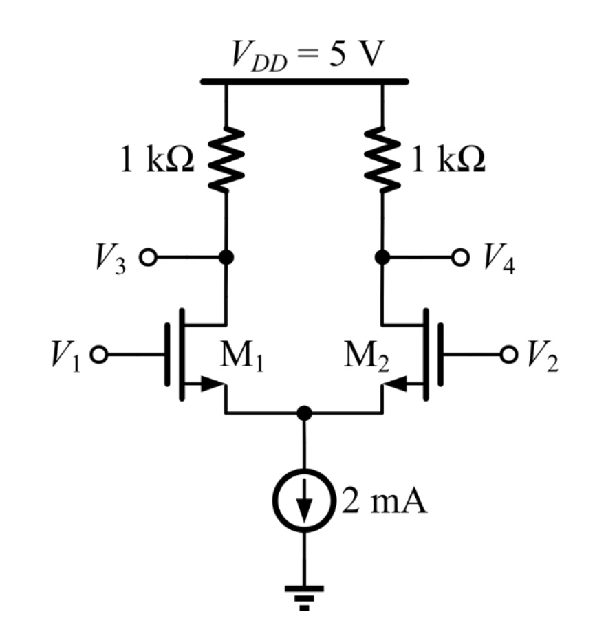 Figure for GATE 2025 EC question 43 (Analog Circuits)