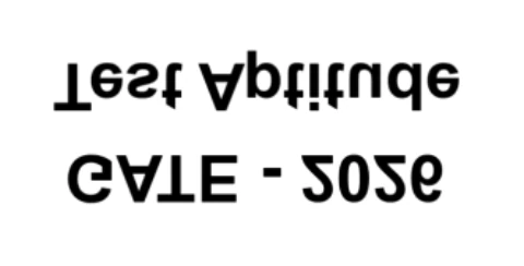GATE 2026 EC question 10 (Spatial Aptitude), option A
