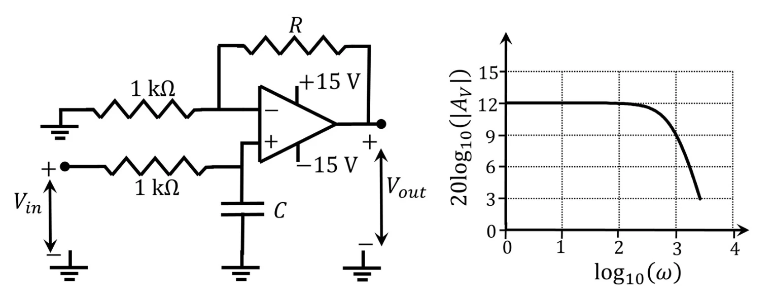 Figure for GATE 2022 EC question 42 (Analog Circuits)