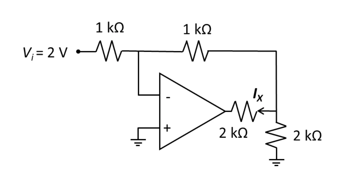 Figure for GATE 2026 EC question 53 (Analog Circuits)