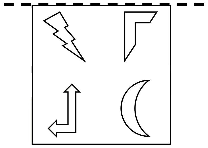 Figure for GATE 2025 ME question 8 (Spatial Aptitude)