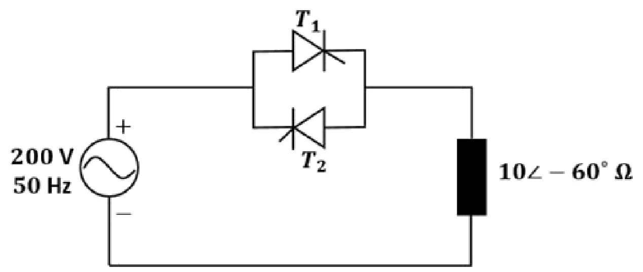 Figure for GATE 2020 EE question 22 (Power Electronics)