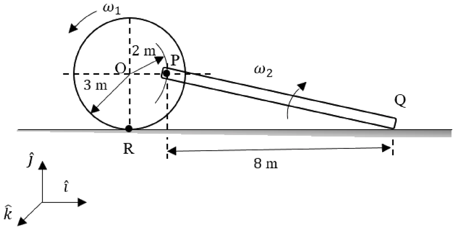 Figure for GATE 2023 ME question 38 (Theory of Machines)