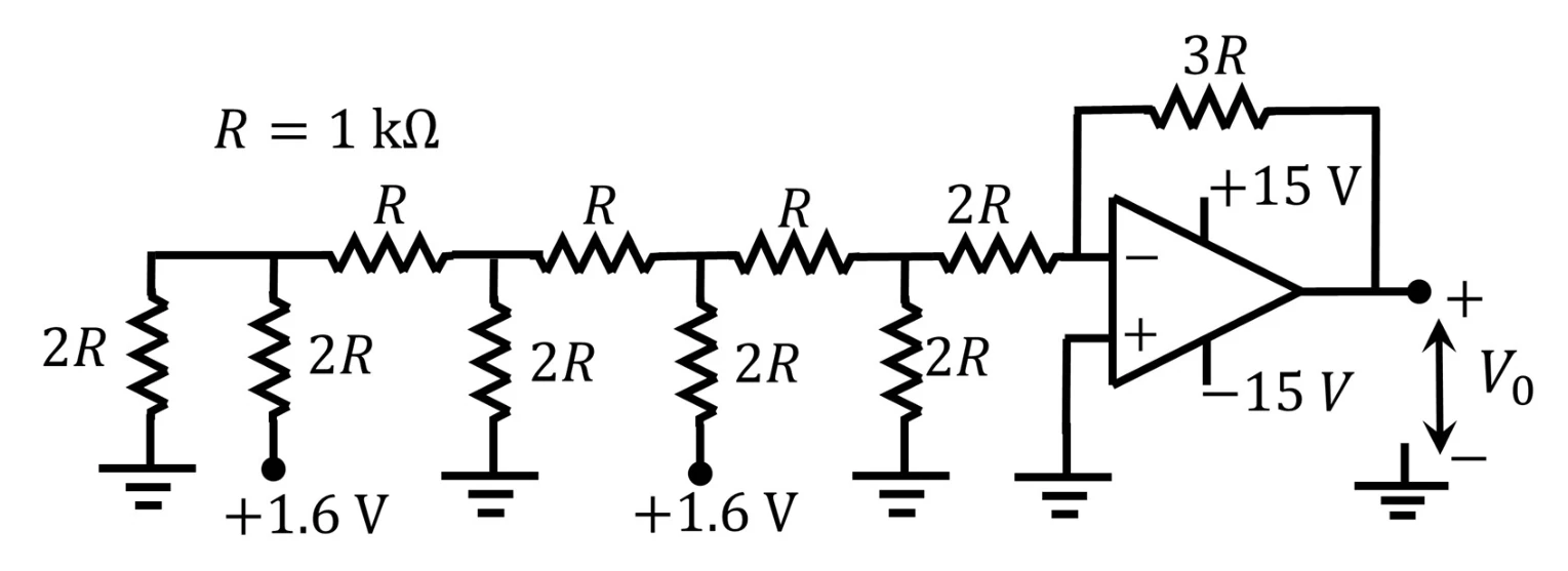 Figure for GATE 2022 EC question 58 (Analog Circuits)