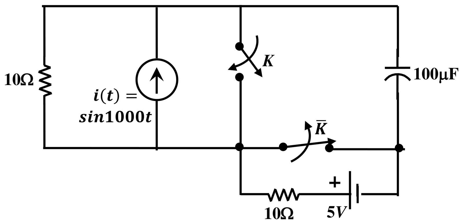 Figure for GATE 2023 EE question 54 (Electric Circuits)